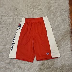 Champion boys red, white and blue athletic‎ polyester shorts size large
